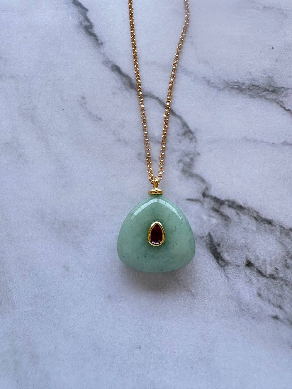 Boheme Gemstone Pendant Necklace - Three Colors