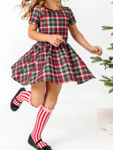 Load image into Gallery viewer, Candy Stripe Lace Top Knee High Socks
