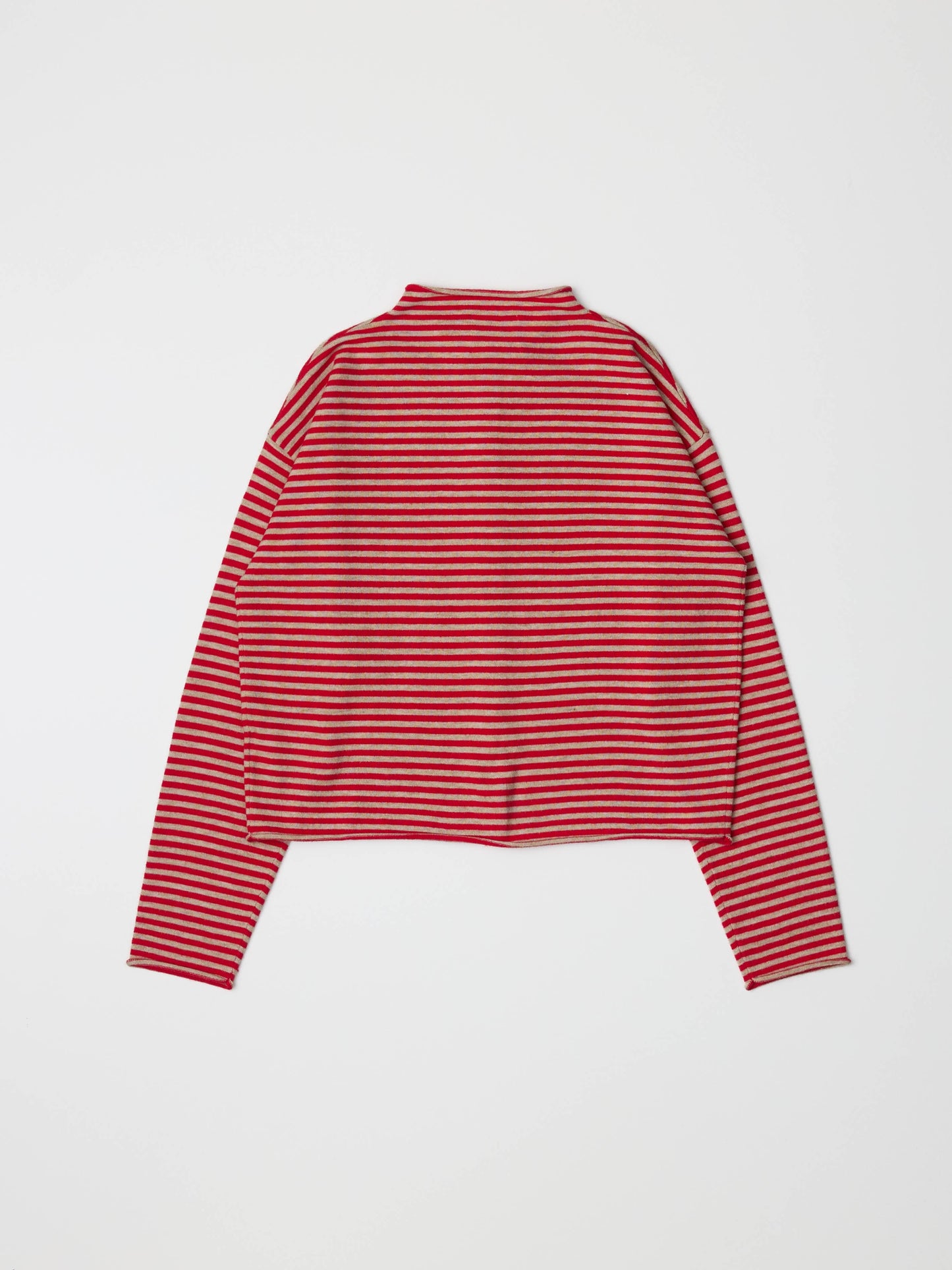 Striped Button-Down Cardigan