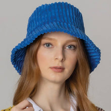 Load image into Gallery viewer, Solid Corduroy Bucket Hat - Several Colors
