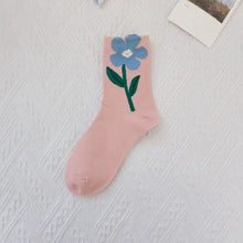 Load image into Gallery viewer, Flower Top Cotton Socks - Several Styles
