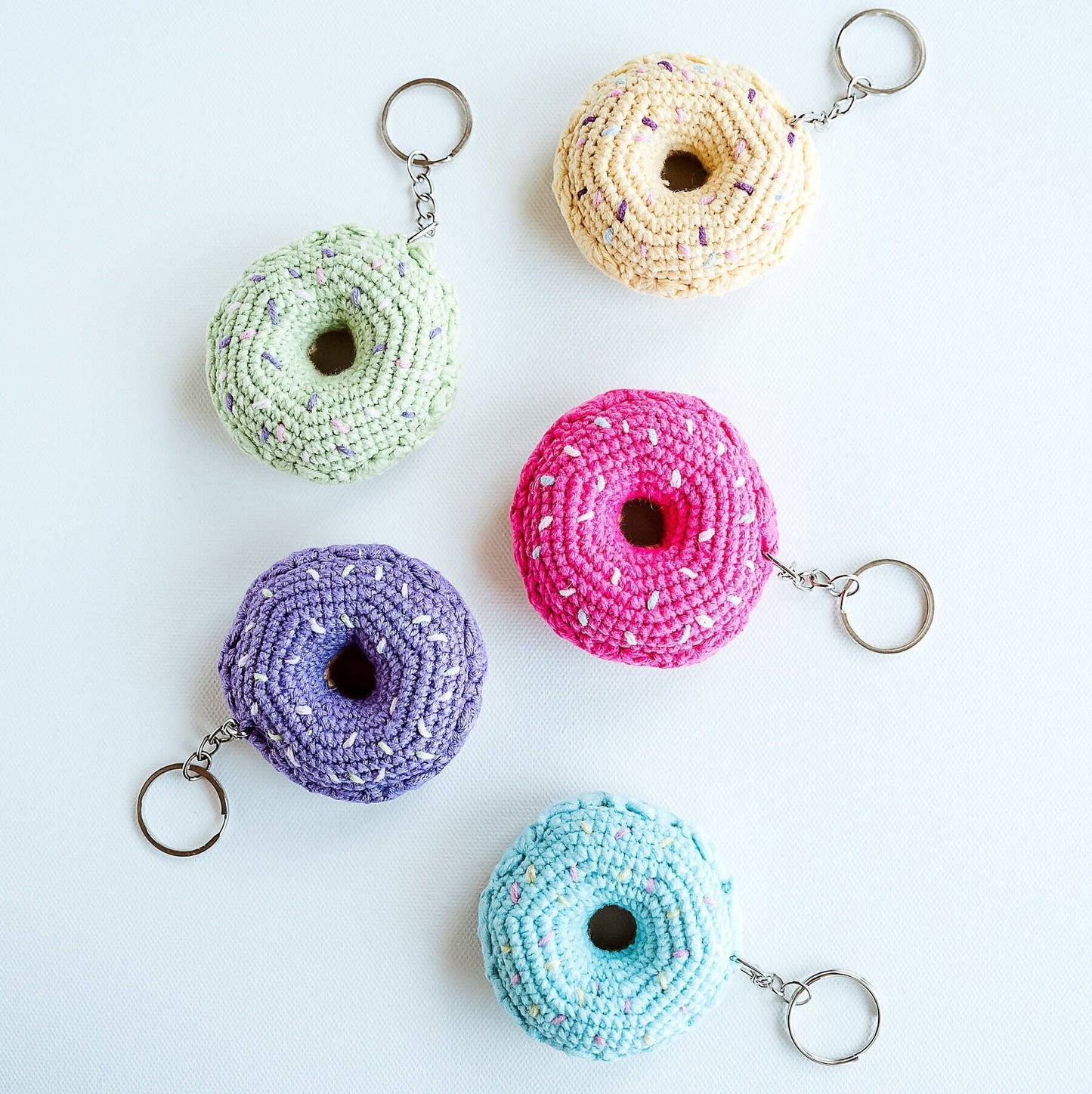 Donut Keychain/Zipper Pull
