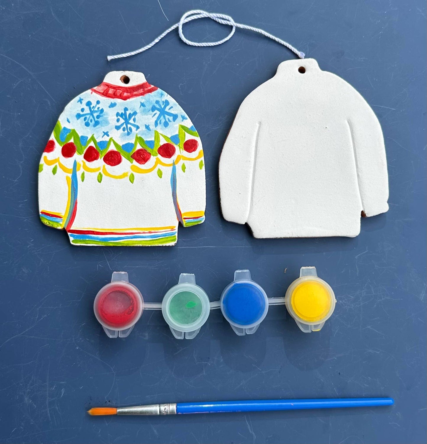 DIY Ornament Kit – Holiday Sweater – Christmas Colors