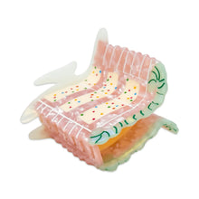 Load image into Gallery viewer, Large Confetti Cake Hair Claw Clip
