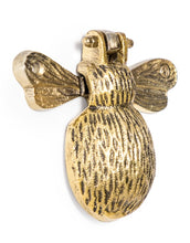 Load image into Gallery viewer, Antique Gold Bumble Bee Door Knocker
