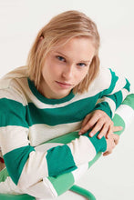 Load image into Gallery viewer, Striped Long Sleeve Sweater - Green
