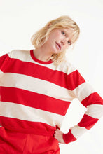 Load image into Gallery viewer, Striped Long Sleeve Sweater - Red
