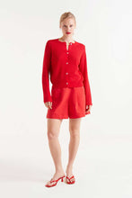 Load image into Gallery viewer, Textured Cardigan - Red
