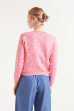 Load image into Gallery viewer, Polka Dot Cardigan - Pink
