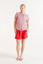 Load image into Gallery viewer, Short Sleeve Floral Print Shirt - Sugar Print
