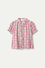 Load image into Gallery viewer, Short Sleeve Floral Print Shirt - Sugar Print
