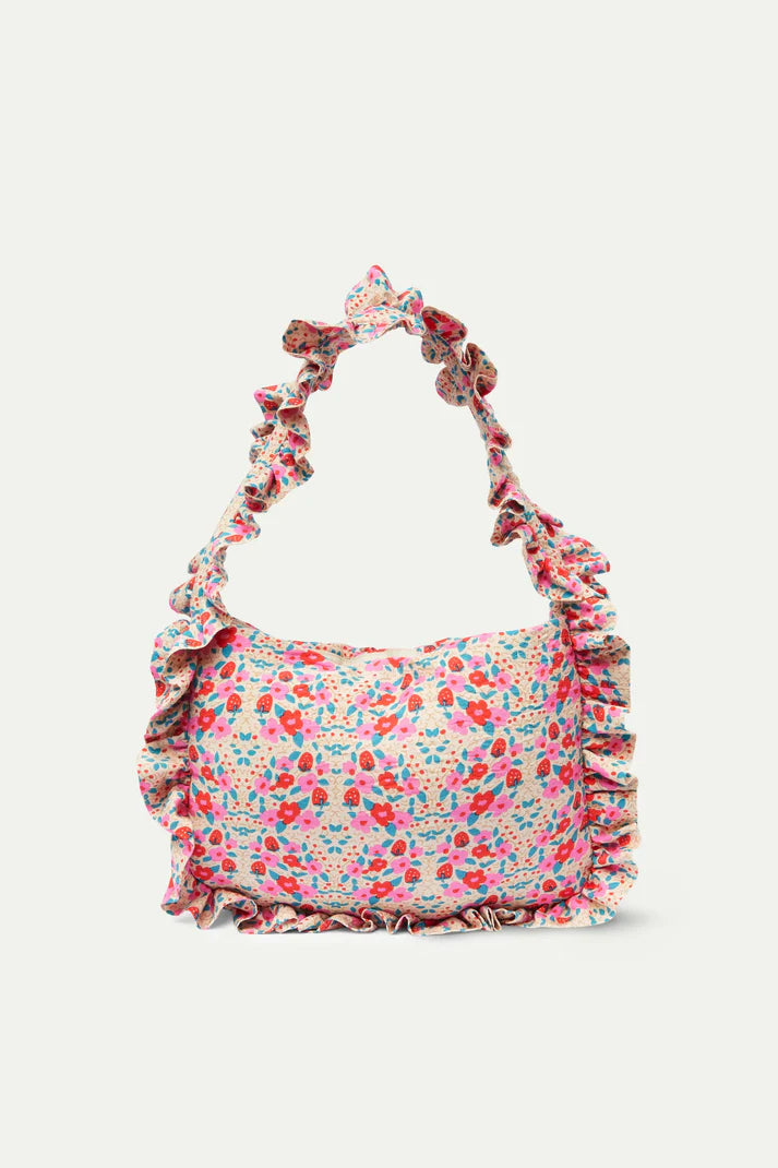 Strawberry Print Shoulder Bag