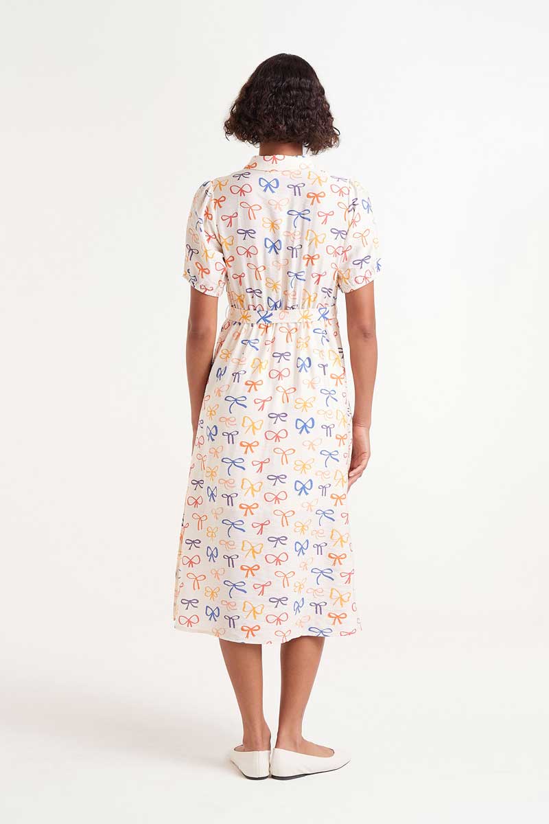Bow Print Dress