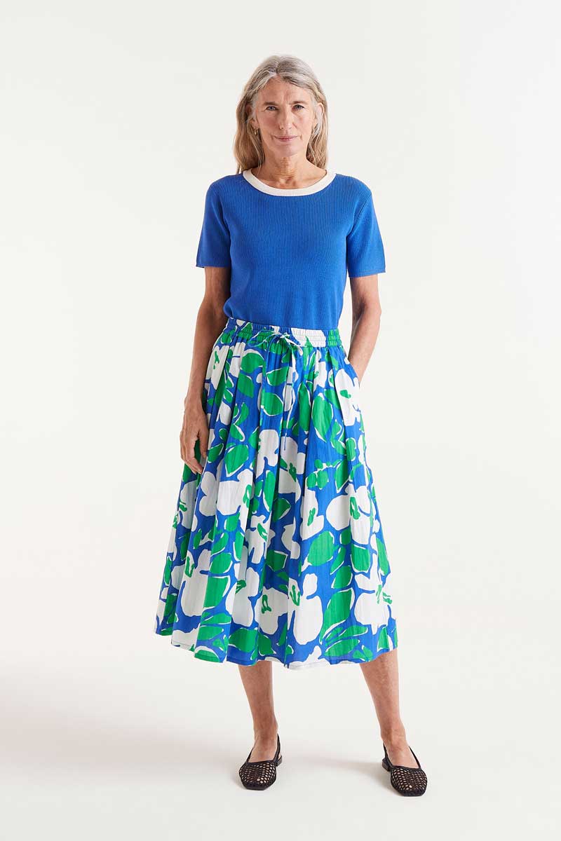 Floral Print Skirt