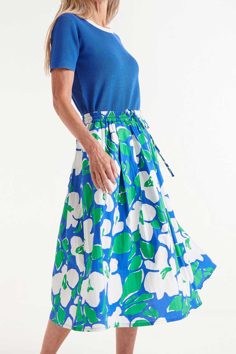 Floral Print Skirt