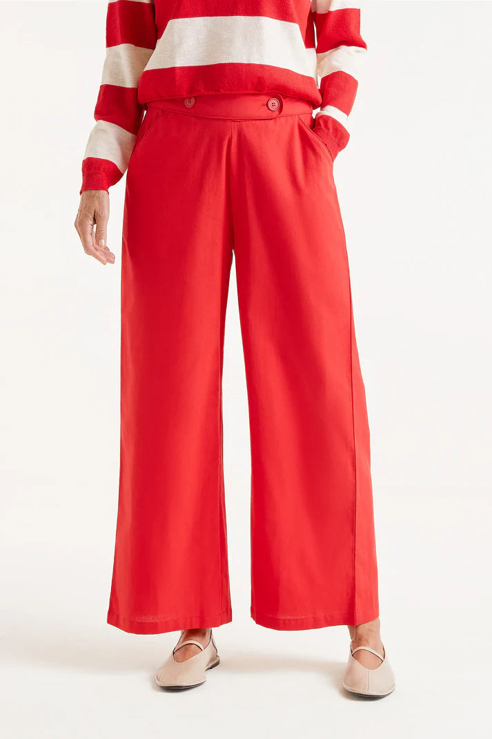 Compania Fantastica Straight Trouser - Red