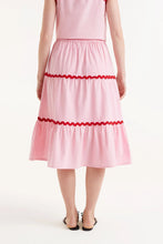 Load image into Gallery viewer, Pink Ric-Rac Midi Skirt
