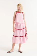 Load image into Gallery viewer, Pink Ric-Rac Midi Skirt
