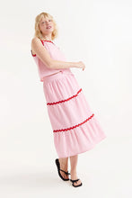 Load image into Gallery viewer, Pink Ric-Rac Midi Skirt
