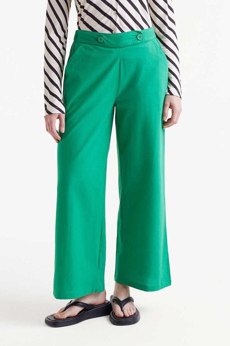 Compania Fantastica Straight Trouser - Green