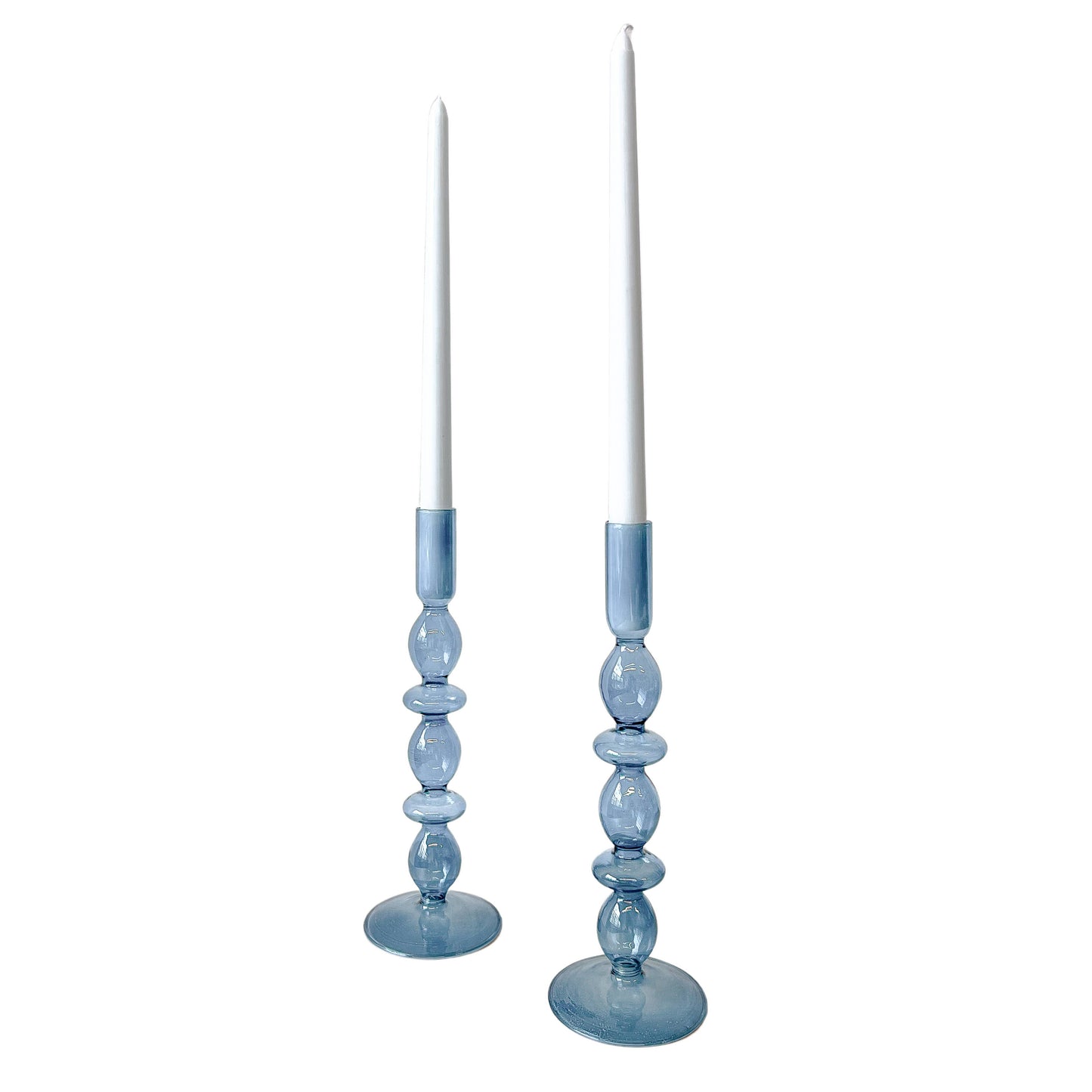 Azure Blue Candle Holder