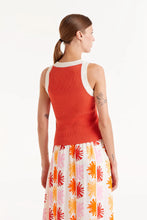 Load image into Gallery viewer, Two Tone Strap Top - Orange
