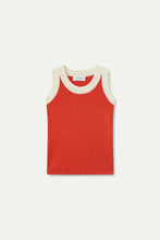 Load image into Gallery viewer, Two Tone Strap Top - Orange
