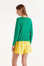 Load image into Gallery viewer, Fine Knit Cardigan - Green
