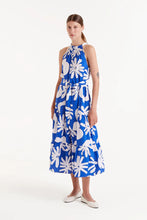 Load image into Gallery viewer, Blue Print Midi Dress
