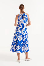 Load image into Gallery viewer, Blue Print Midi Dress
