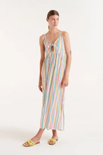 Load image into Gallery viewer, Rainbow Stripe Long Dress
