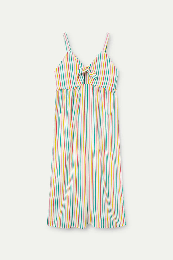 Rainbow Stripe Long Dress
