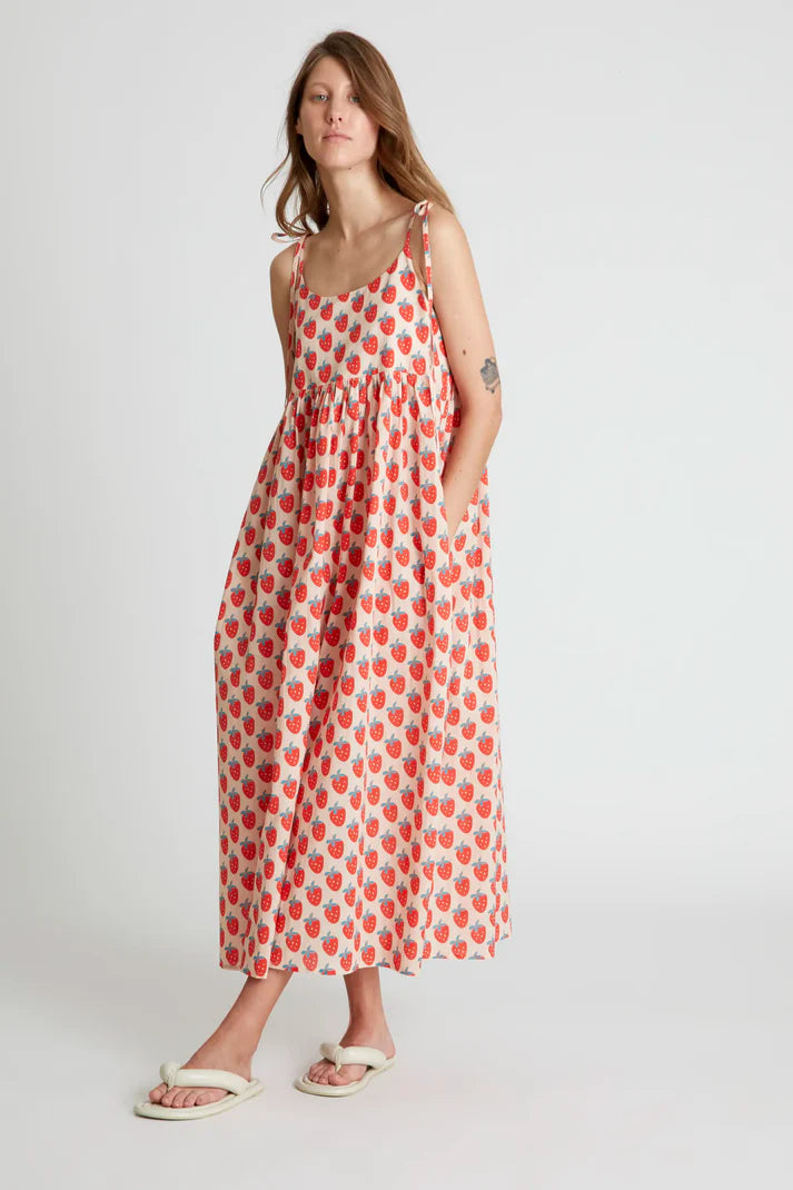 Strawberry Print Dress