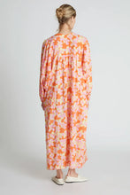 Load image into Gallery viewer, Rubra Orange Printed Long Dress
