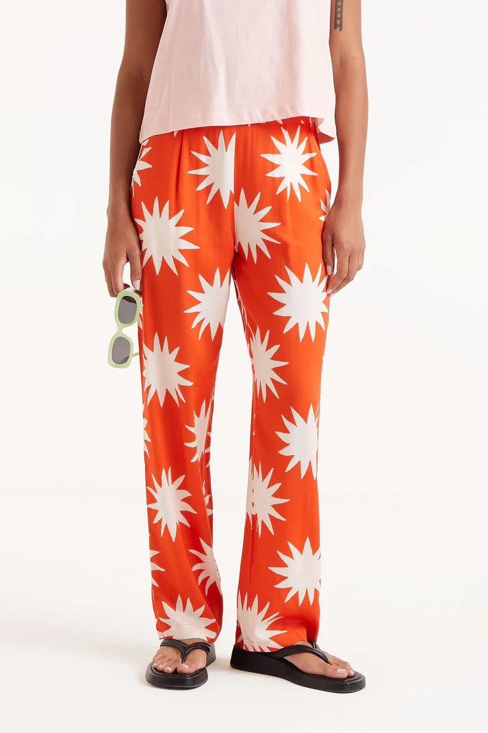 Big Sun Printed Pants