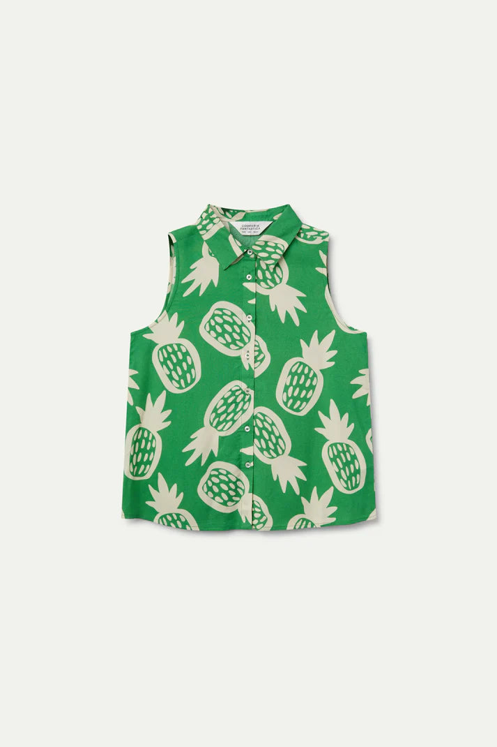 Pineapple Print Shirt