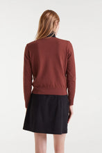 Load image into Gallery viewer, Heart Emroidery Sweater - Brown
