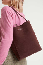 Load image into Gallery viewer, Suede Bucket Bag - Brown
