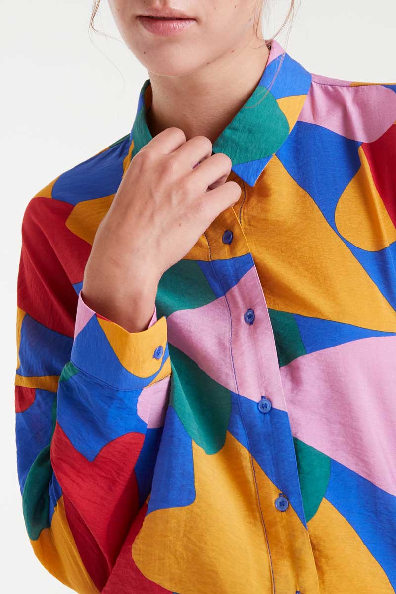 Heart Print L/S Shirt