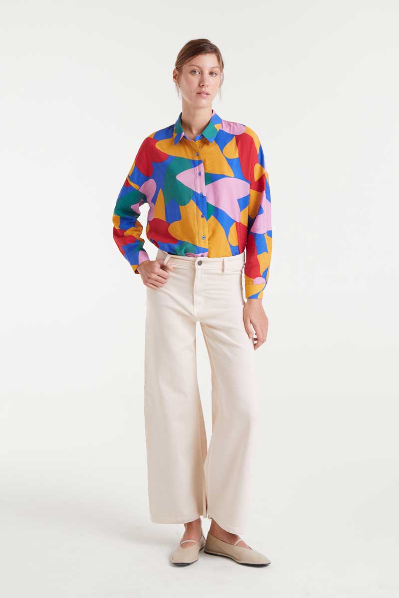 Heart Print L/S Shirt