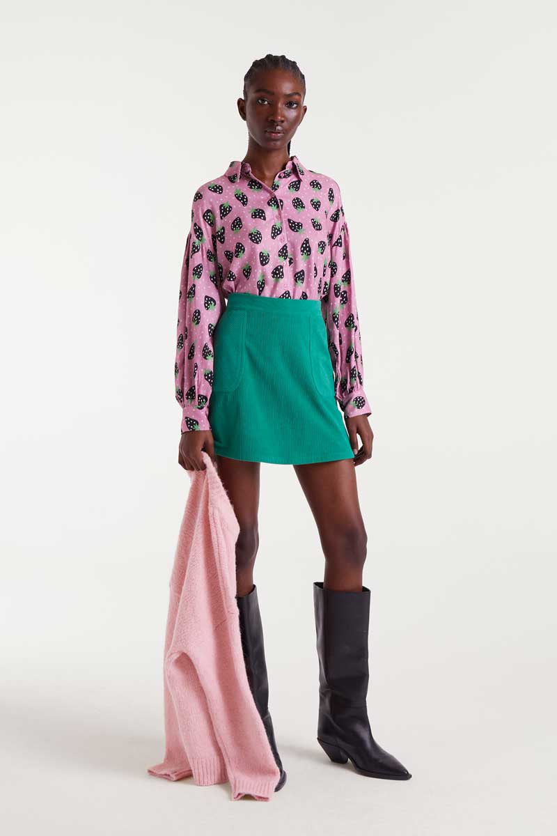 Strawberry Print Shirt