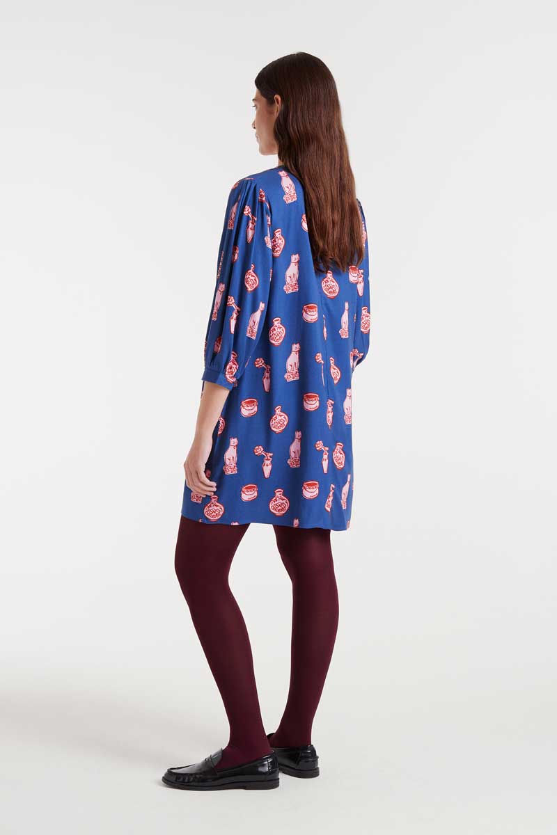Printed Cat Dress