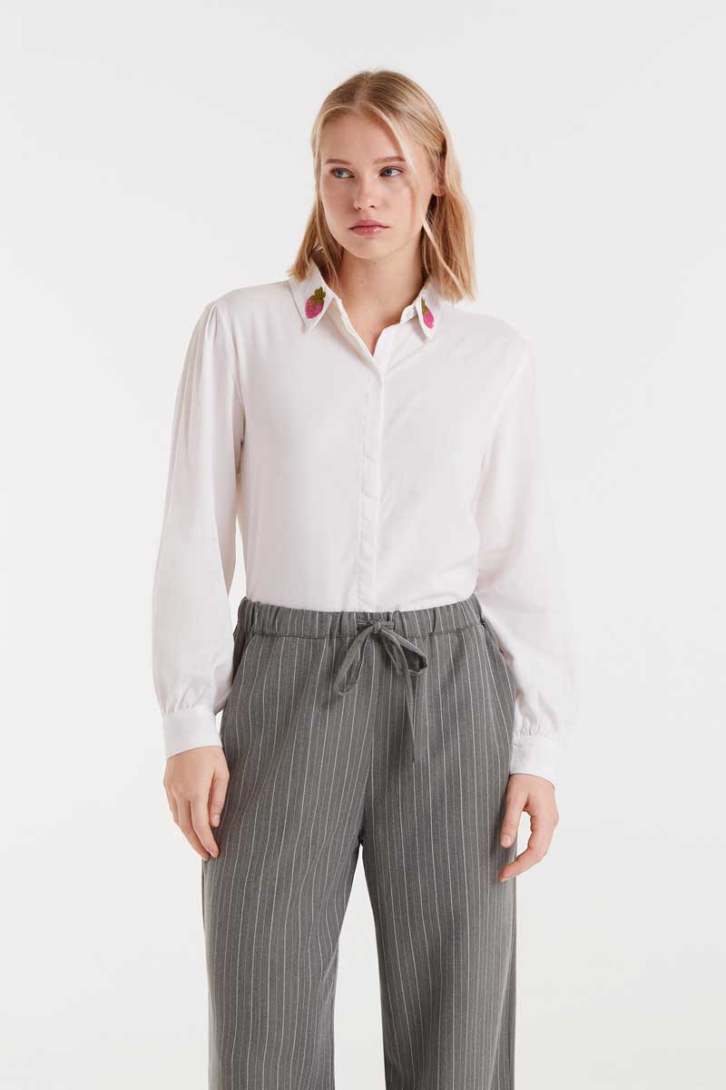 Strawberry Collar Shirt