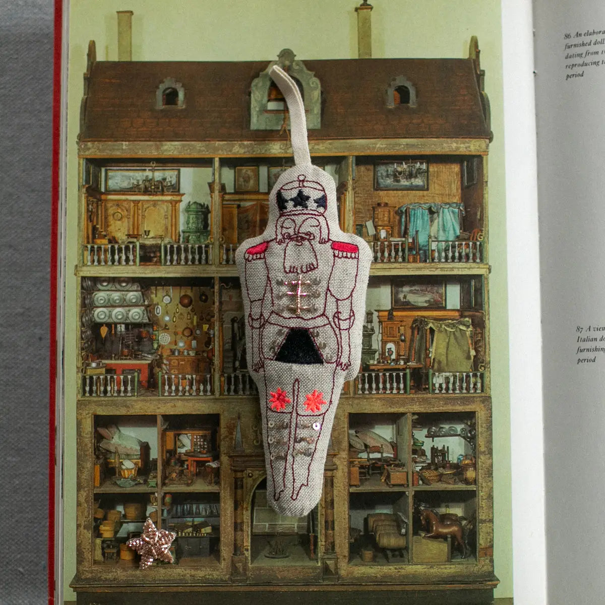 The Nutcracker, Cotton & Lavender Filled Ornament, Token