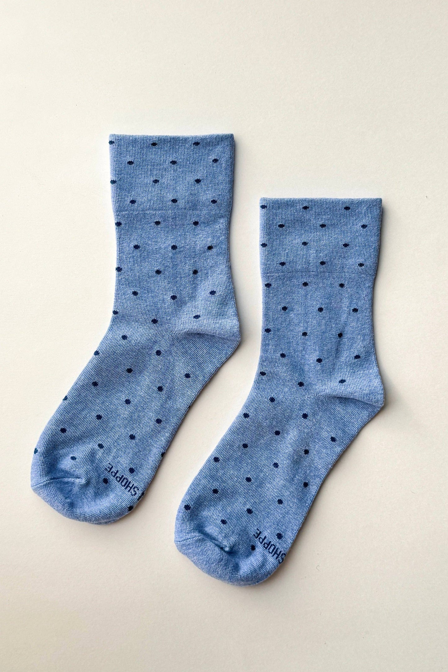 Polka Dot Sneaker Socks OATMEAL/BLACK