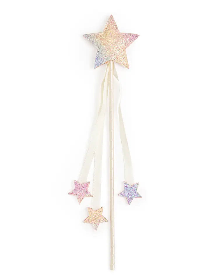 Pastel Rainbow Star Wand