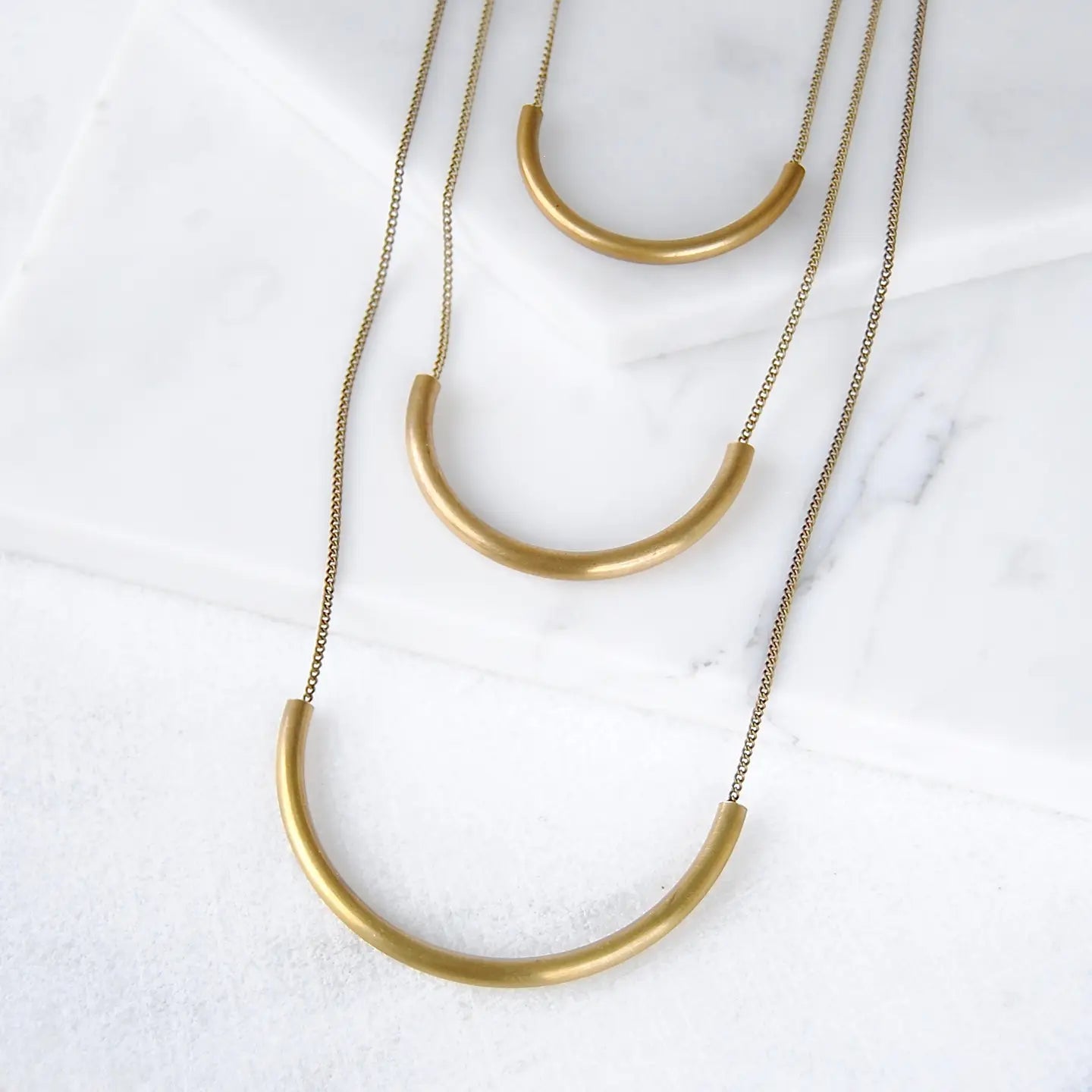 Medium Crescent Necklace