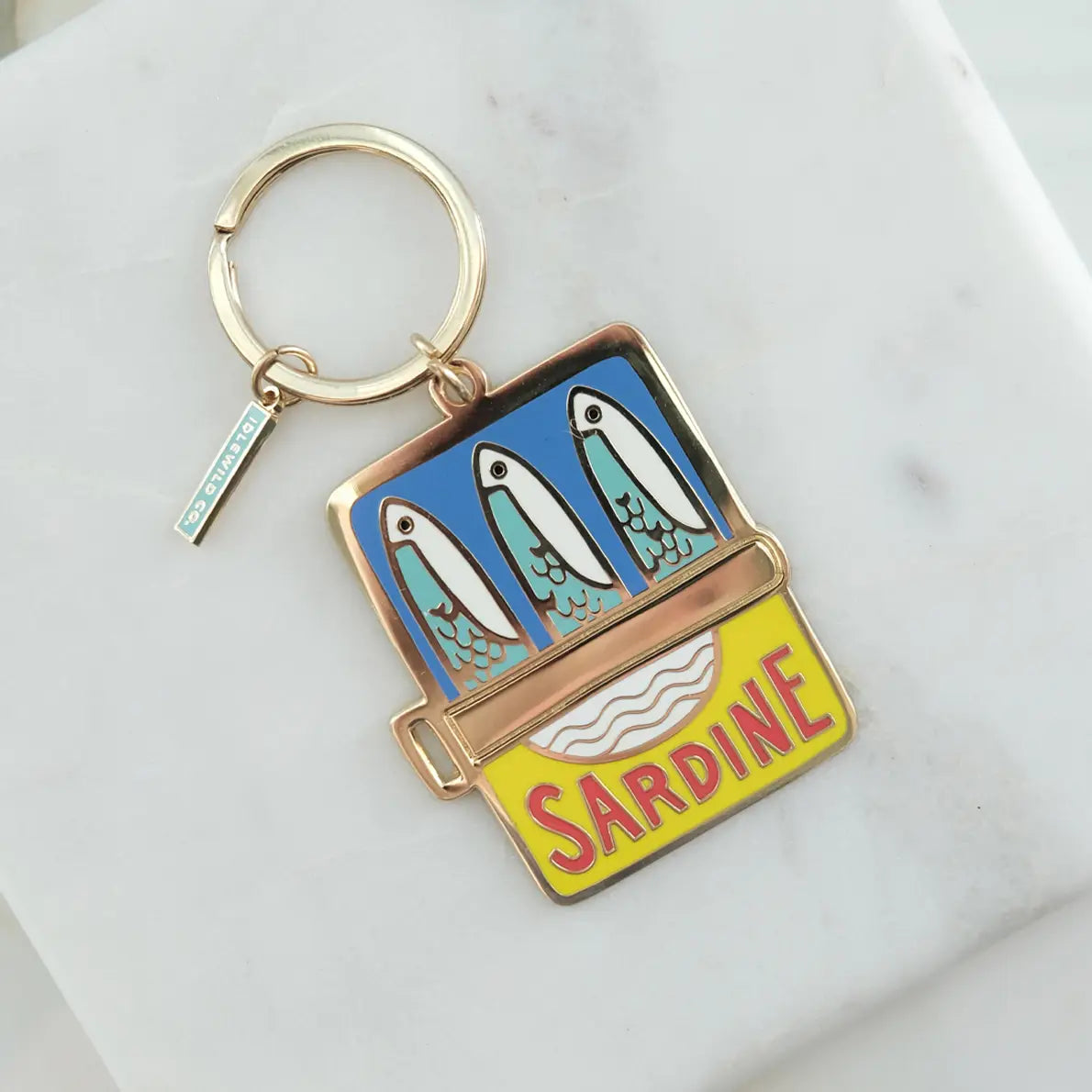 Enamel Keychain | Tinned Fish