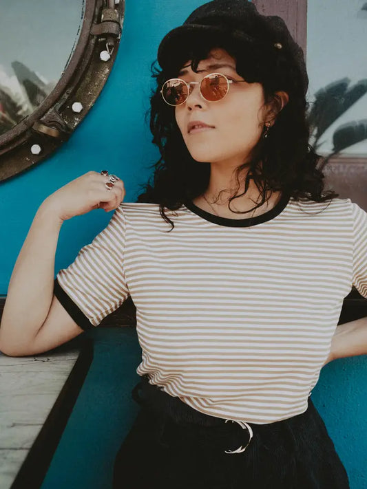 Women's Stripe Ringer Tee