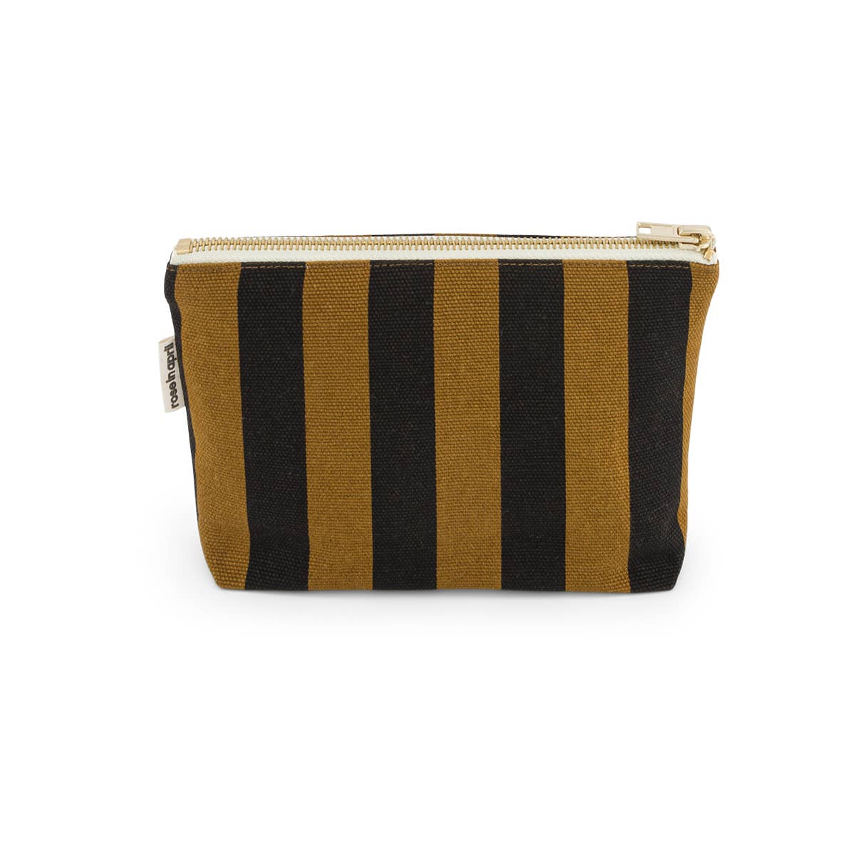 Pouch - Sofia Stripes Cumin/Black